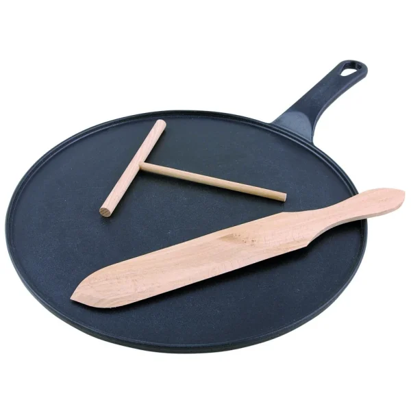 Kit Crêpière Avec Spatule Et Râteau Invicta Ø30cm 1