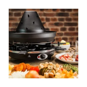 Klarstein Taste Volcano Appareil à Raclette & Chapeau Tatare 1500W 6 … 13