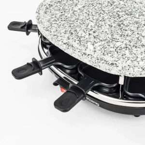 HKoenig Appareil à Raclette + Pierre à Griller RP85 12