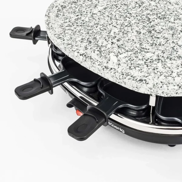 HKoenig Appareil à Raclette + Pierre à Griller RP85 5