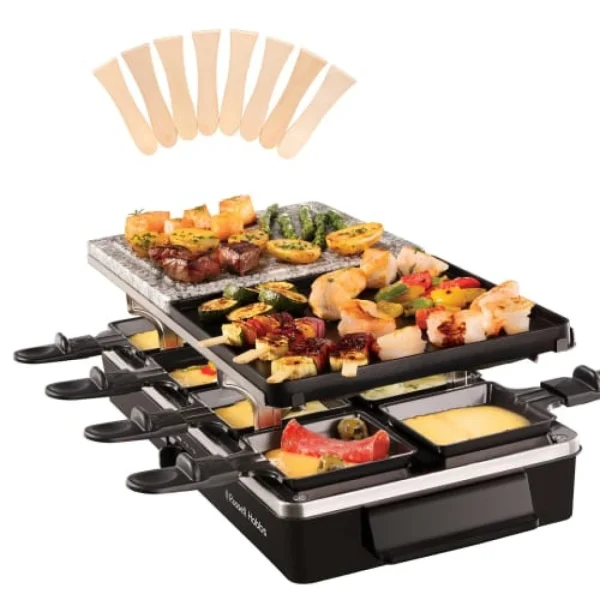 Russell Hobbs 26280-56 Raclette 1400W 8 Personnes Multifonction Grill Réversible No… 3