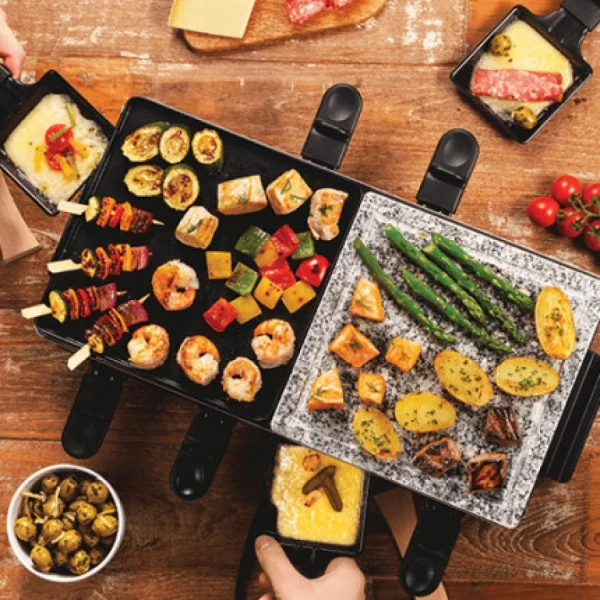 Russell Hobbs 26280-56 Raclette 1400W 8 Personnes Multifonction Grill Réversible No… 4