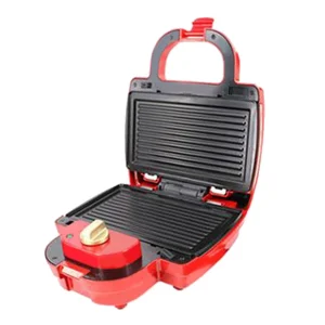 Marque Generique 3in1 électrique Sandwich Gaufrier Gril Pratique 750W UK Plug Cadeaux 11