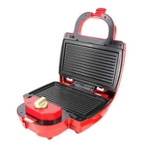Marque Generique 3in1 électrique Sandwich Gaufrier Gril Pratique 750W UK Plug Cadeaux 15