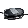 HKoenig Appareil à Raclette Multifonctions 3 En 1 Pour 8 Personnes 900W Noir … 17