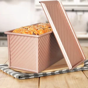Marque Generique Moule Antiadhésif En Métal Pain Grillé Pain Cuisson Pan Cuisson Dor… 13