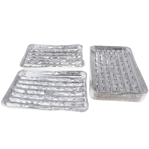 Marque Generique Plateau De Gril De Barbecue Rectangulaire De Plaque De Gâteau De Papi… 6