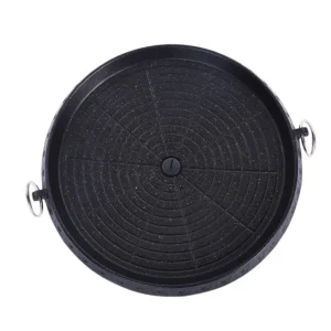 Marque Generique Coréen Rond En Alliage Barbecue Barbecue Grill Plaque Pan Pour Le Cam… 13