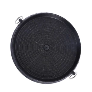 Marque Generique Coréen Rond En Alliage Barbecue Barbecue Grill Plaque Pan Pour Le Cam… 15