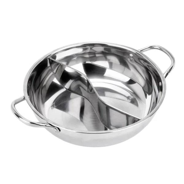 Marque Generique Batterie De Cuisine 32cm Pour Cuisine De Ménage Double En Acier Inoxy… 3