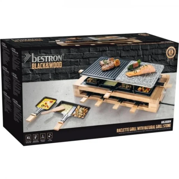 Appareil A Raclette Bestron électrique Jusqu’a 8 Personnes Avec Pier… 6