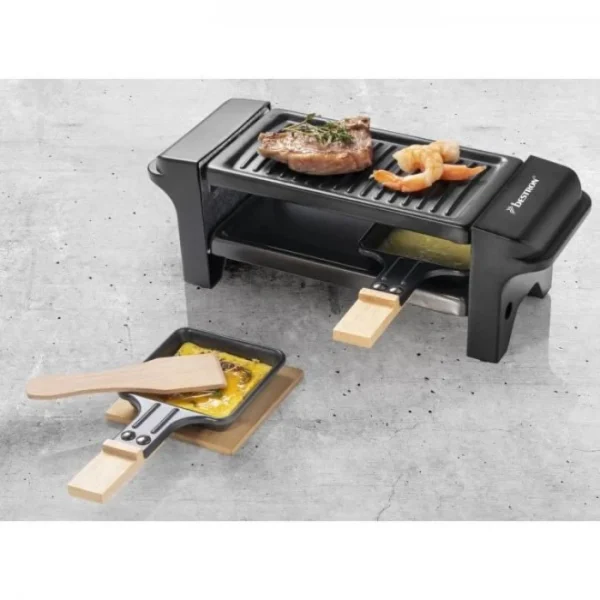 Appareil A Raclette Bestron , Mini Grill Pour 1 A 2 Personnes, Avec 2 … 4