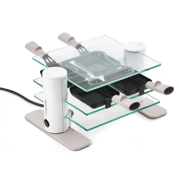Appareil à Raclette 4 Personnes 600w En Verre – 009408 – LAGRANGE 1
