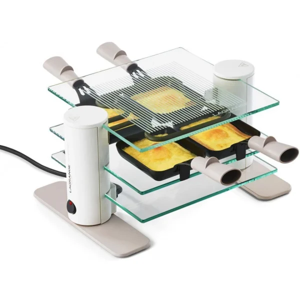 Appareil à Raclette 4 Personnes 600w En Verre – 009408 – LAGRANGE 3