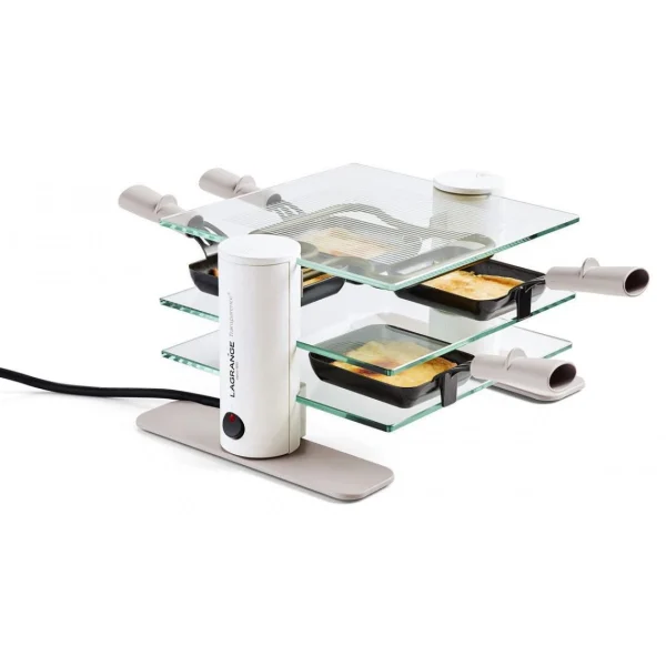 Appareil à Raclette 4 Personnes 600w En Verre – 009408 – LAGRANGE 4