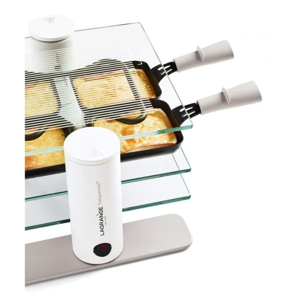 Appareil à Raclette 4 Personnes 600w En Verre – 009408 – LAGRANGE 5