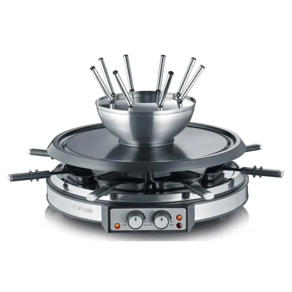 Appareil à Raclette Et Fondue 8 Personnes 1900w – Rg2348 – SEVERIN 1
