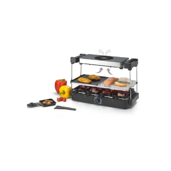 Trebs Appareil Multi Grill De Table Avec Hotte 5 En 1 (grillade, Plancha, Pi… 1