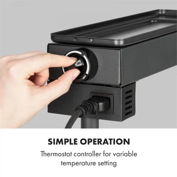 Klarstein Appenzell XL Raclette Avec Gril 600 W Thermostat 2 Porte-fromage Klars… 4