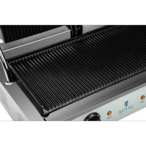 HELLOSHOP26 Machine à Panini Nervurée Double – 2 X 1.800 Watts Acier Inox Profes… 11