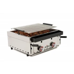 Barbecue à Gaz Avec Pierre Volcanique Et Grille Côtelée – Arilex – … 13