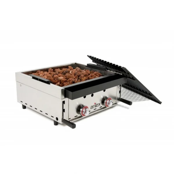 Barbecue à Gaz Avec Pierre Volcanique Et Grille Côtelée – Arilex – … 6