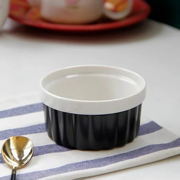 Marque Generique Bol En Céramique De Plat De Cuisson En Porcelaine Durable Pour Souffl… 6