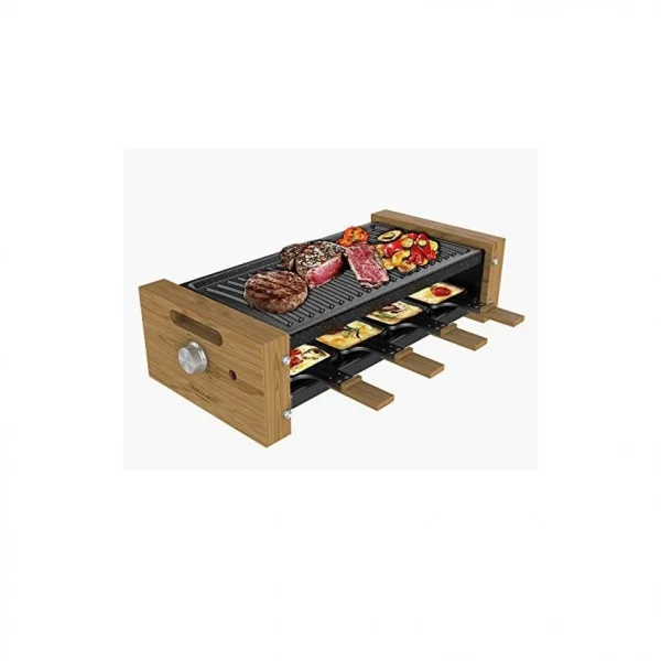 Cecotec, Raclette, Cheese&Grill 8200 Wood Black, Puissance 1200 W, Sur… 1