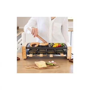 Cecotec, Raclette, Cheese&Grill 8200 Wood Black, Puissance 1200 W, Sur… 12