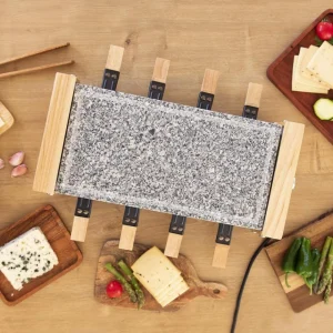 Cecotec, Raclette, Cheese&Grill 8600 Wood AllStone, Puissance 1200 W, … 10
