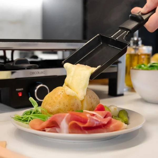 Cecotec, Raclette Et Gril, Cheese&Grill 12000 Inox Black, 2000 W, Gril… 4