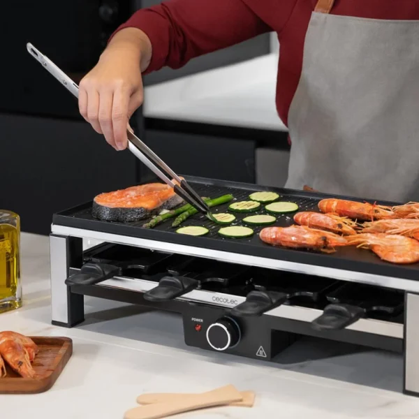 Cecotec, Raclette Et Gril, Cheese&Grill 12000 Inox Black, 2000 W, Gril… 5