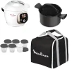Moulinex Cookeo+ 150 Recettes Blanc Doré – CE851A10 + Housse Pour Cookeo – XA6… 19