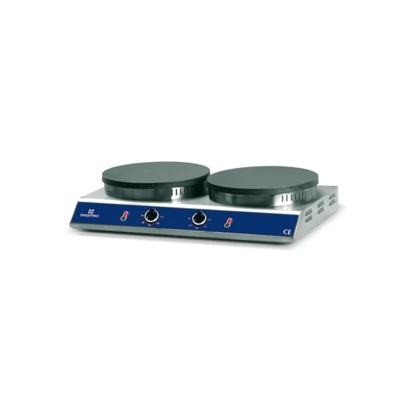 Materiel Chr Pro Crêpière Électrique, 2X Ø 350 Mm – Virtus – 750x450x190mm 1