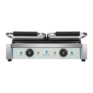 HELLOSHOP26 Machine à Panini Nervurée Double – 2 X 1.800 Watts Acier Inox Profes… 13