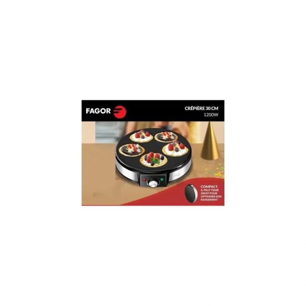 FAGOR FG541 – Crepiere 30 Cm -1800 W – Thermostat Réglable : 90-220°… 5
