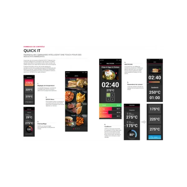 Materiel Chr Pro Four à Cuisson Accélérée QUICK 1T Ecran Tactile – Mychef – Noir M… 4