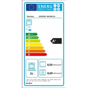 Four Electrolux EOF4P56X 72 L 6