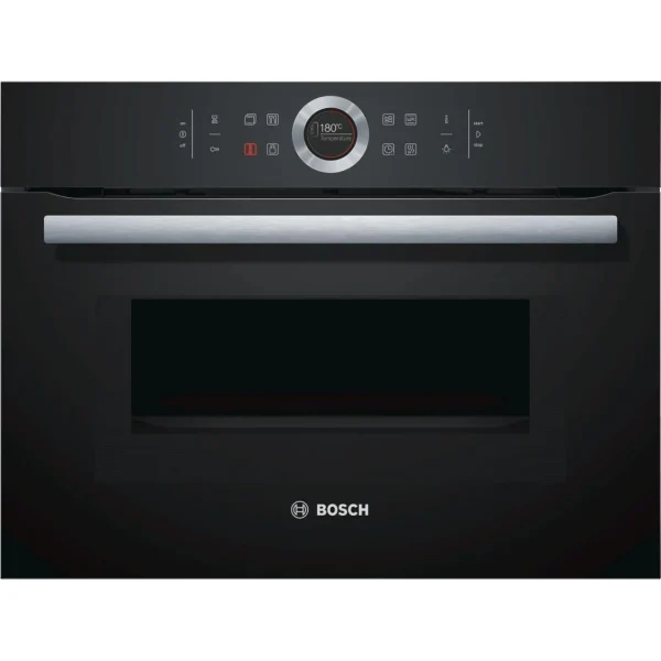 Bosch Four Encastrable émail Lisse CMG633BB1 Four Fonction Micro-Ondes 45L 1