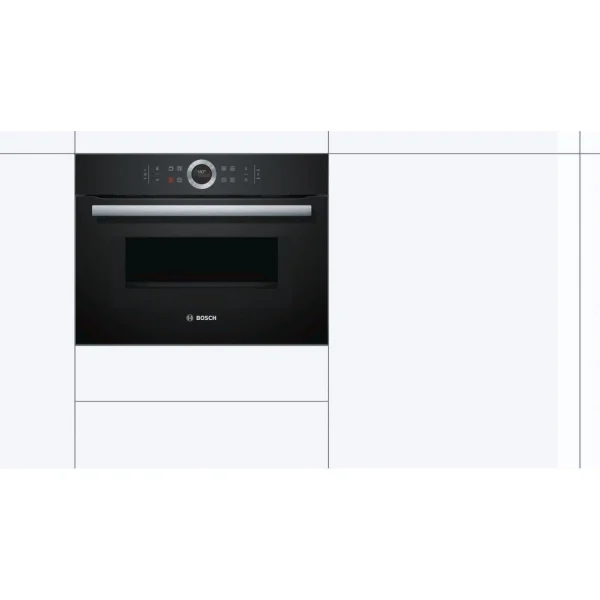 Bosch Four Encastrable émail Lisse CMG633BB1 Four Fonction Micro-Ondes 45L 6