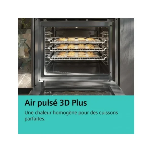 Siemens Four Encastrable EcoClean HR538ABS1 IQ500, 71L, Added Steam 5