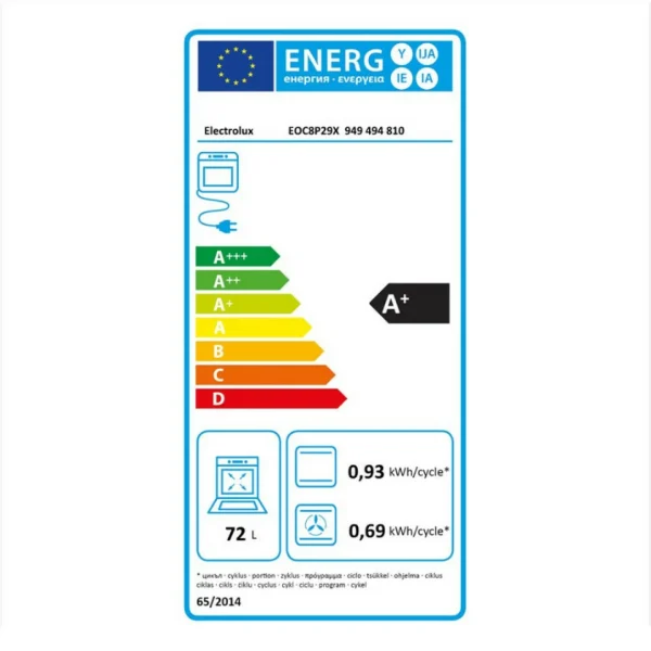 Four Encastrable ELECTROLUX EOC8P29X – Racine > Accueil > Gros électr… 3