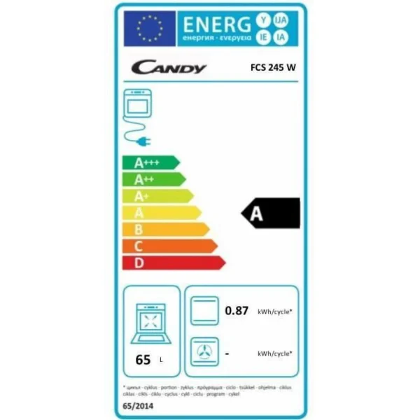 CANDY FCS245W – Four électrique – Encastrable – Convection Naturelle … 3