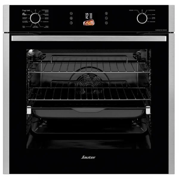 SAUTER Four Intégrable Multifonction 73l 60cm A+ Pyrolyse Inox – Sop6616lx -… 1