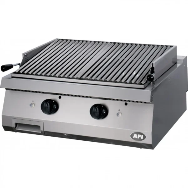 Materiel Chr Pro Grill Gaz Sur Pierre De Lave à Poser L 400 à 800 Mm – Série 700 – A… 1