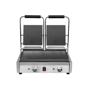 Grill Panini Professionnel Lisse Double – 2,9 KW – Buffalo – 12