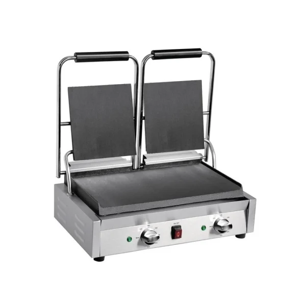 Grill Panini Professionnel Lisse Double – 2,9 KW – Buffalo – 1