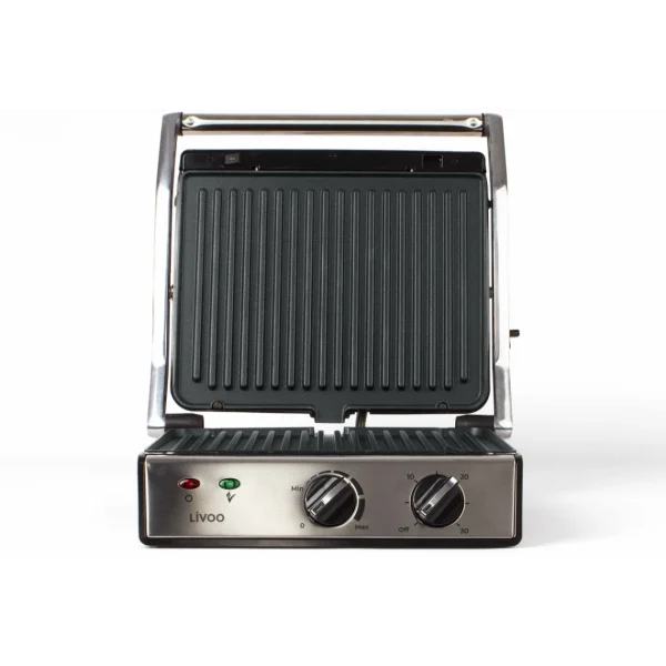 LIVOO Grill électrique Viande Et Panini 2000W – Noir 3