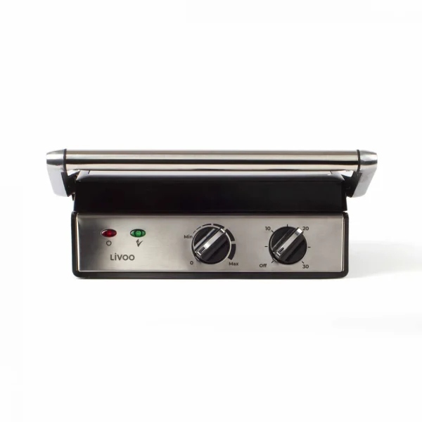 LIVOO Grill électrique Viande Et Panini 2000W – Noir 6