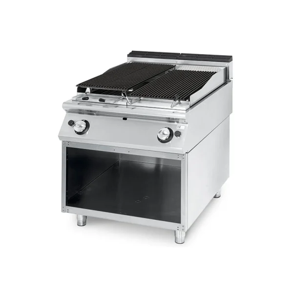 Materiel Chr Pro Grillade Gaz En Pierre Lavique, Zone De Cuisson En Fonte, Viande/Poiss… 1
